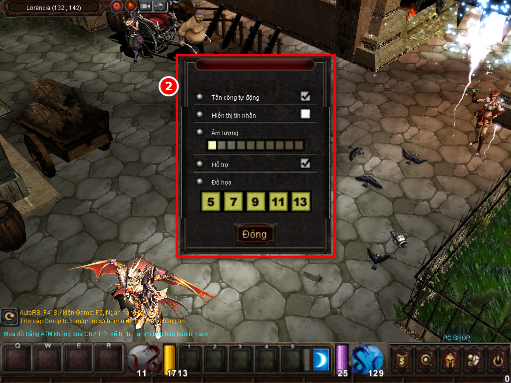 Chức năng chính của Game MU Ma Giới Chức năng chính của Game MU Ma Giới